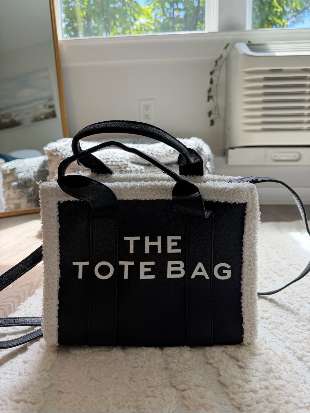 Black and White 'The Tote Bag' Women's Tote - Minimal Logo Design